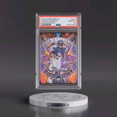 2023 Panini Mosaic Kaleidoscopic #KA1 Jordan Addison (PSA 10 GEM MINT)