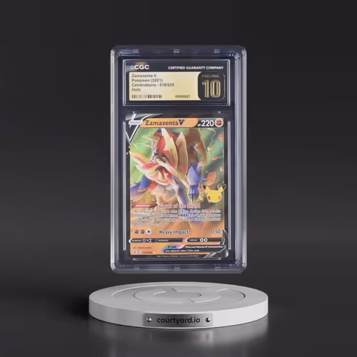 2021 Celebrations #018/025 Zamazenta V - Holo (CGC 10 PRISTINE)
