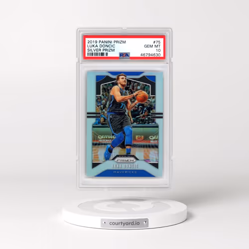 2019 Panini Prizm #75 Luka Doncic - Silver Prizm (PSA 10 GEM MINT)