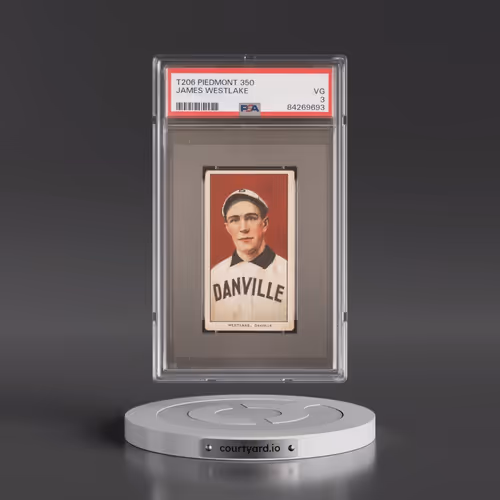 1909 T206 Piedmont 350 James Westlake (PSA 3 VG)