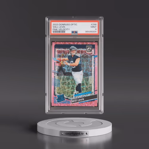2023 Panini Donruss Optic #298 Will Levis - Pink Velocity (PSA 9 MINT)