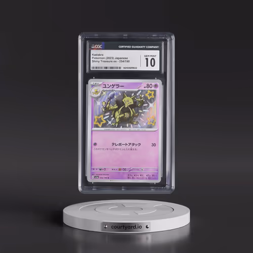 2023 Shiny Treasure ex #254/190 Kadabra - Shiny Rare Holo (CGC 10 GEM MINT)