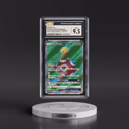 2018 Super-Burst Impact #096/095 Shuckle GX - Super Rare Holo (CGC 9.5 MINT+)