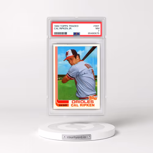 1982 Topps Traded #98T Cal Ripken Jr. (PSA 7 NM)