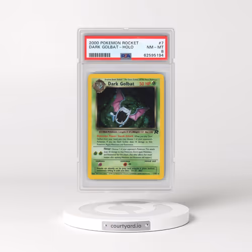 2000 Pokémon Rocket #7 Dark Golbat - Holo (PSA 8 NM-MT)