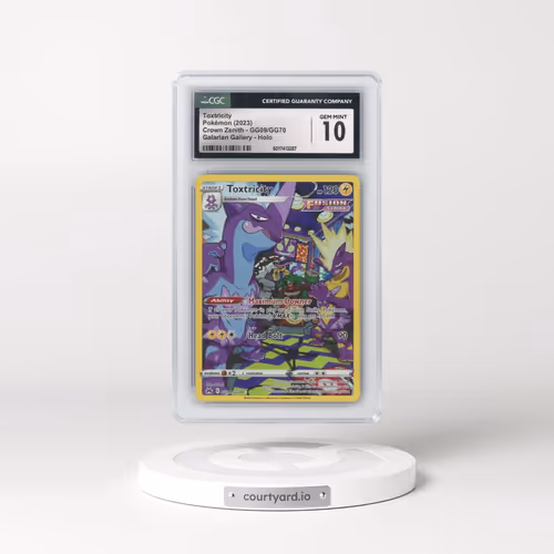 2023 Crown Zenith #GG09/GG70 Toxtricity - Galarian Gallery Holo (CGC 10 GEM MINT)