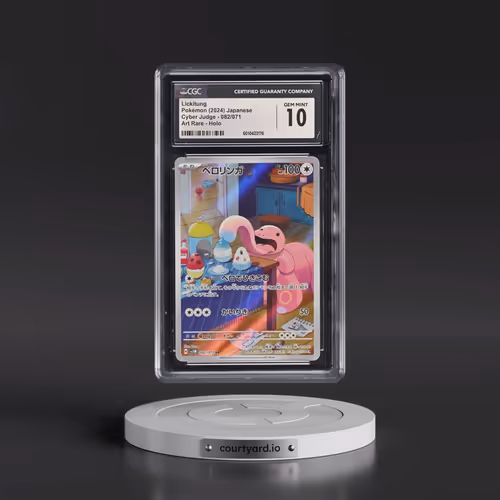 2024 Pokémon Sv5m-Cyber Judge #082 Lickitung - Art Rare (CGC 10 GEM MINT)