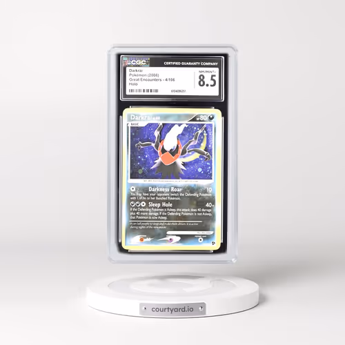 2008 Pokémon Diamond & Pearl Great Encounters #4 Darkrai - Holo (CGC 8.5 NM-MT+)