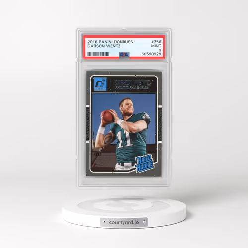 2016 Panini Donruss #356 Carson Wentz (PSA 9 MINT)