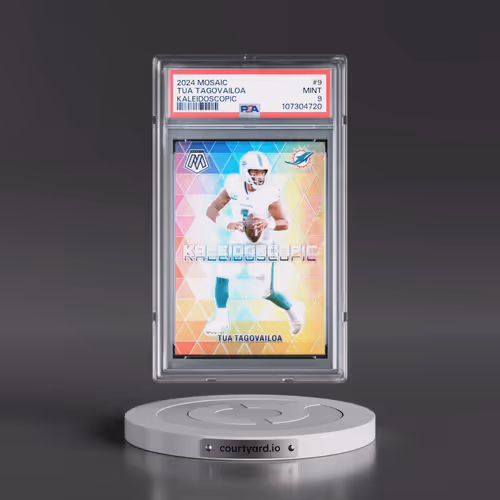 2024 Panini Mosaic Kaleidoscopic #9 Tua Tagovailoa (PSA 9 MINT)