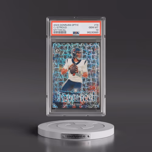 2023 Panini Donruss Optic Mythical #14 CJ Stroud (PSA 10 GEM MINT)