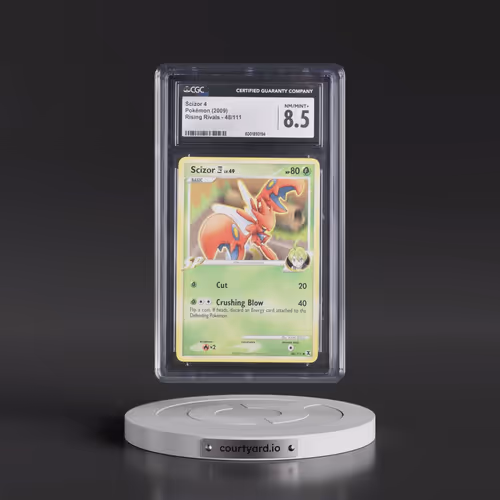 2009 Rising Rivals #48/111 Scizor 4 (CGC 8.5 NM-MT+)
