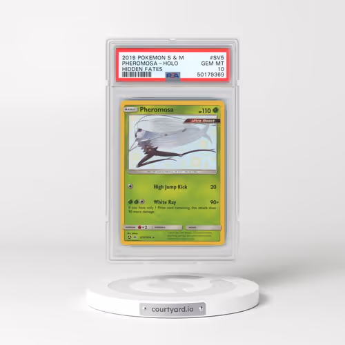 2019 Pokémon Sun & Moon Hidden Fates #SV5 Pheromosa - Holo (PSA 10 GEM MINT)