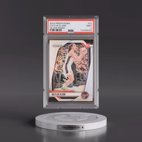 2024 Panini Prizm WNBA #22 Caitlin Clark - Silver Prizm (PSA 9 MINT)