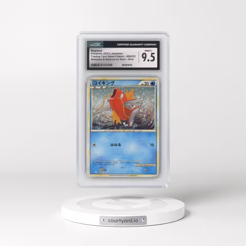 2023 Trading Card Game Classic - CLF, CLL, CLK #006/032 Magikarp - Holo Blastoise & Suicune ex Deck - CLK (CGC 9.5 MINT+)