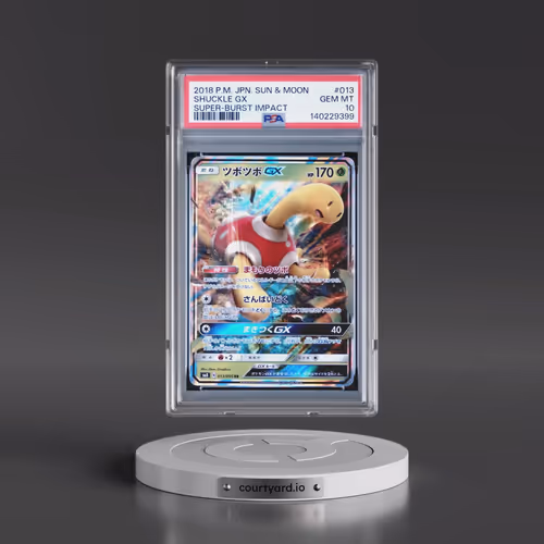 2018 Pokémon Sun & Moon Super-Burst Impact #013 Shuckle GX - Holo (PSA 10 GEM MINT)