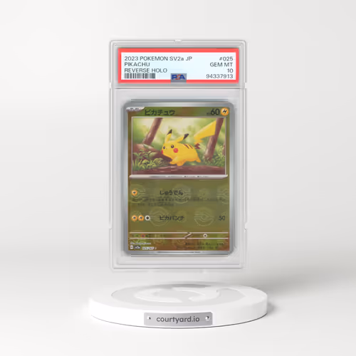 2023 Pokémon Sv2a-Pokemon 151 #025 Pikachu - Reverse Holo (PSA 10 GEM MINT)