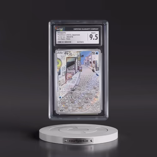 2023 Violet ex #082/078 Slowpoke - Art Rare Holo (CGC 9.5 MINT+)