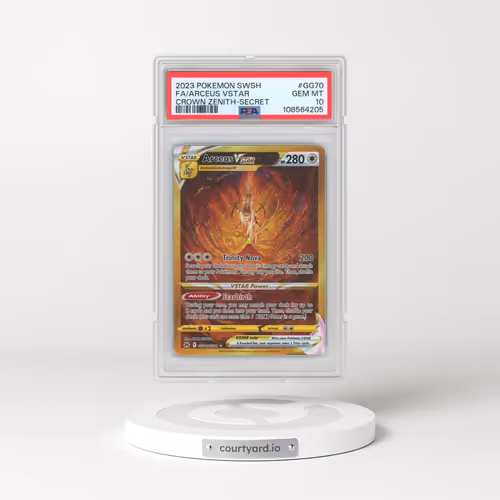 2023 Pokémon Sword and Shield Crown Zenith #GG70 Arceus Vstar - Full Art Secret (PSA 10 GEM MINT)