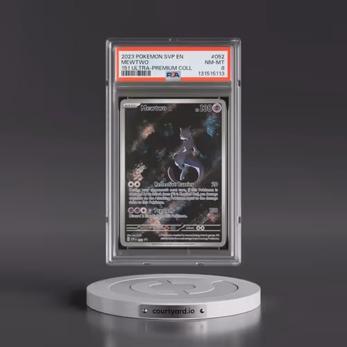 2023 Pokémon Svp EN-SV Black Star Promo #052 Mewtwo - 151 Ultra-Premium Collection (PSA 8 NM-MT)