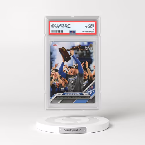2024 Topps Now #886 Freddie Freeman (PSA 10 GEM MINT)