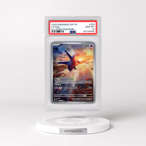 2024 Pokémon Ssp EN-Surging Sparks #203 Latios - Illustration Rare (PSA 10 GEM MINT)