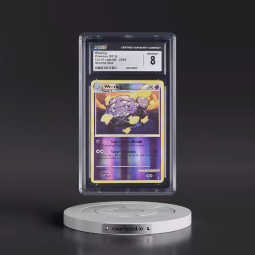 2011 Call of Legends #38/95 Weezing - Reverse Holo (CGC 8 NM-MT)