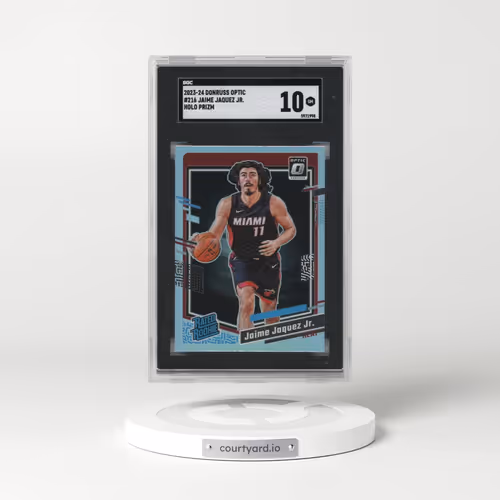 2023 Donruss Optic #216 Jaime Jaquez Jr. - Holo Prizm (SGC 10 GEM MINT)