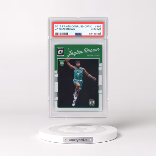 2016 Panini Donruss Optic #153 Jaylen Brown (PSA 10 GEM MINT)