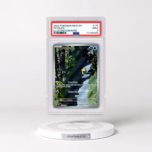 2023 Pokémon Mew EN-151 #175 Psyduck - Illustration Rare (PSA 9 MINT)