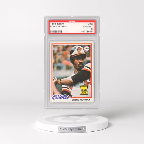 1978 Topps #36 Eddie Murray (PSA 8 NM-MT)