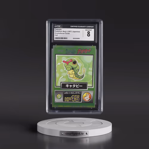1997 Promotional Cards (1997 Type.HP.Hand Symbol) Caterpie - Foil (CGC 8 NM-MT)