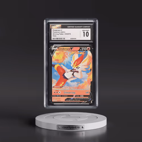 2021 Shining Fates #018/072 Cinderace V - Holo (CGC 10 GEM MINT)