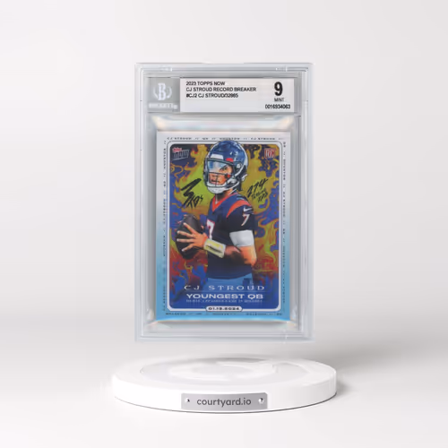 2023 Topps Now X Tyson Beck X C.J. Stroud #CJ2 C.J. Stroud (BGS 9 MINT)