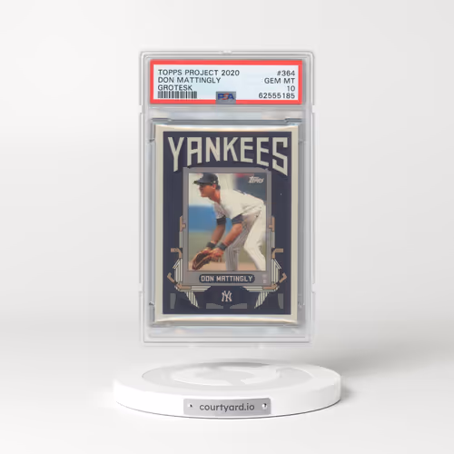2020 Topps Project 2020 #364 Don Mattingly/Grotesk (PSA 10 GEM MINT)