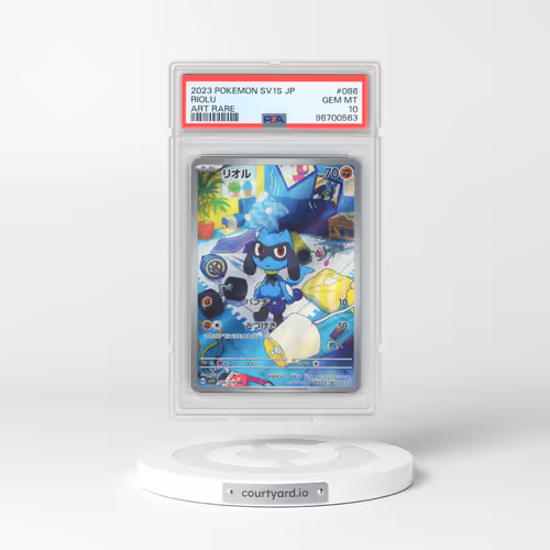 2023 Pokémon Sv1s-Scarlet EX #086 Riolu - Art Rare (PSA 10 GEM MINT)