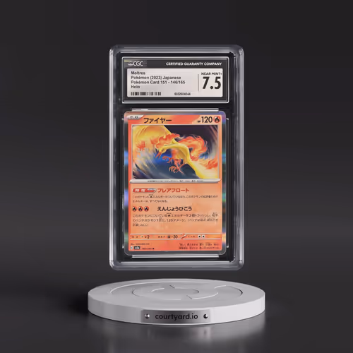 2023 Pokémon Card 151 #146/165 Moltres - Holo (CGC 7.5 NM+)