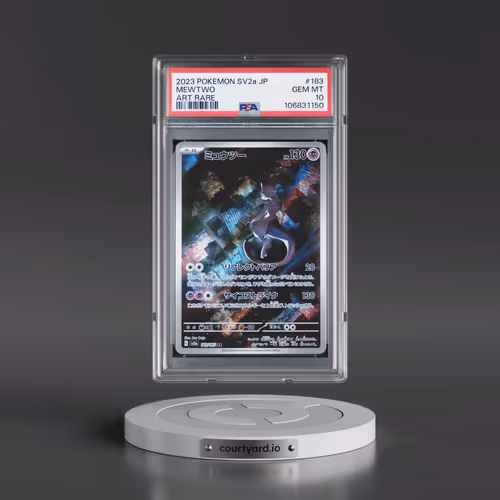 2023 Pokémon Sv2a-Pokemon 151 #183 Mewtwo - Art Rare (PSA 10 GEM MINT)