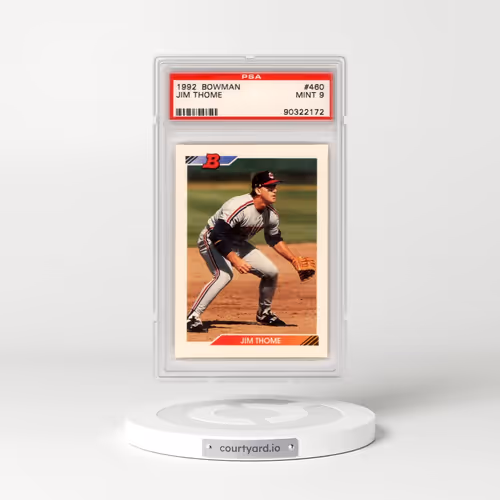1992 Bowman #460 Jim Thome (PSA 9 MINT)