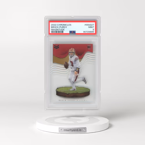 2022 Panini Chronicles Magnitude #MAG27 Brock Purdy (PSA 9 MINT)