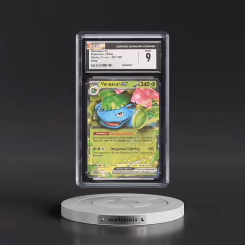 2024 Pokémon Scr EN-Stellar Crown #001 Venusaur EX - Holo (CGC 9 MINT)