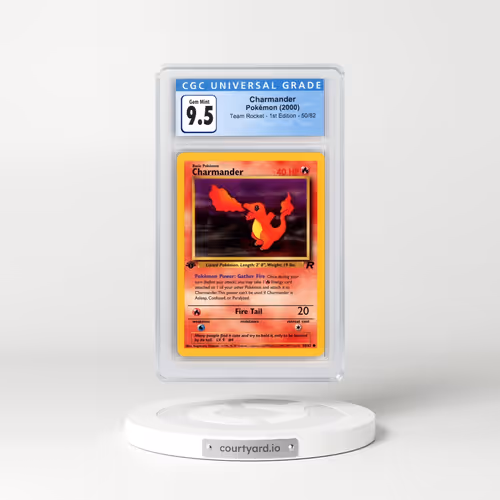 2000 Team Rocket #50/82 Charmander - 1st Edition 1st Edition (CGC 10 GEM MINT)