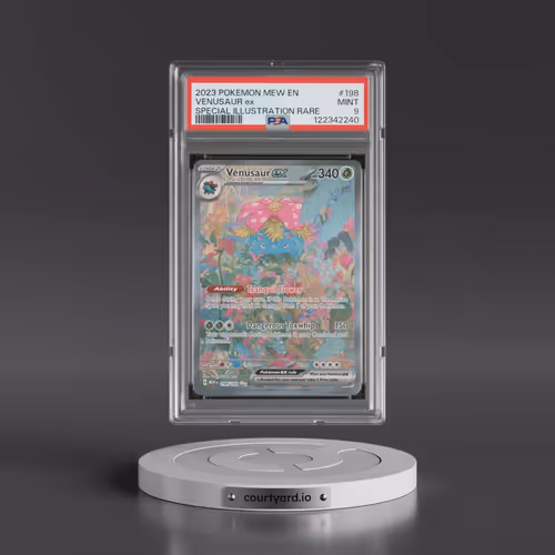 2023 Pokémon Mew EN-151 #198 Venusaur EX - Holo Special Illustration Rare (PSA 9 MINT)