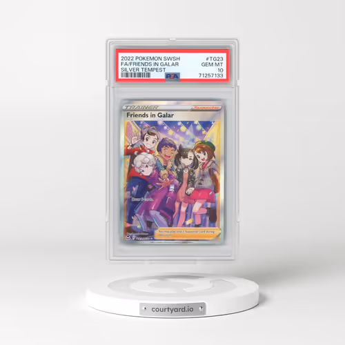 2022 Pokémon Sword & Shield Silver Tempest #TG23 Friends in Galar - Full Art (PSA 10 GEM MINT)