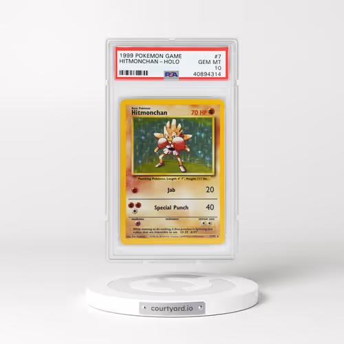 1999 Pokemon Game Hitmonchan-Holo 7