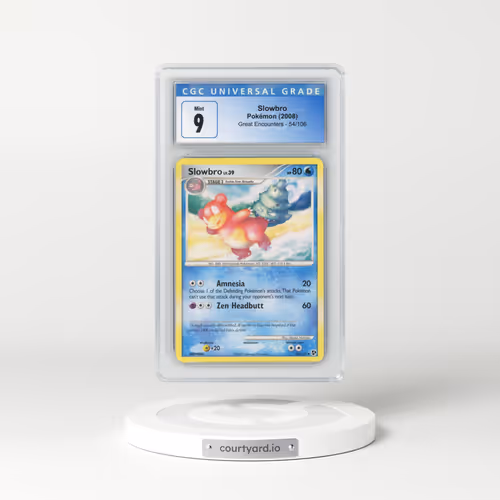 2008 Great Encounters #54/106 Slowbro (CGC 9 MINT)