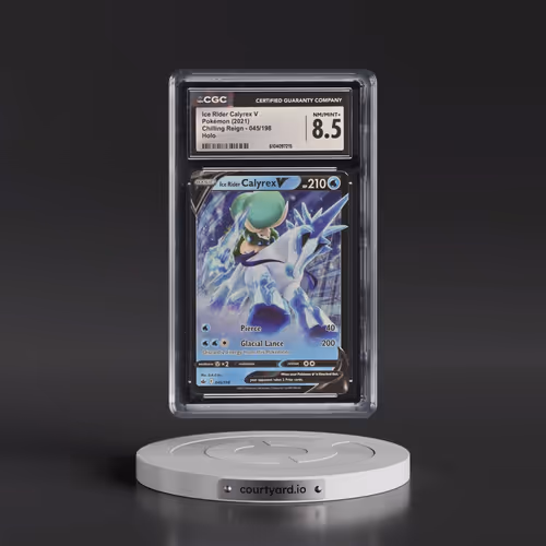 2021 Chilling Reign #045/198 Ice Rider Calyrex V - Holo (CGC 8.5 NM-MT+)