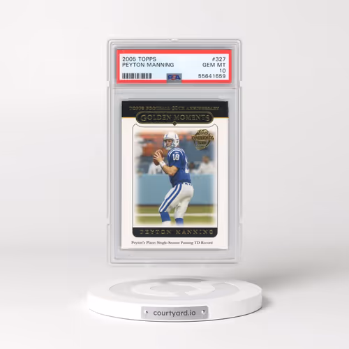 2005 Topps #327 Peyton Manning (PSA 10 GEM MINT)