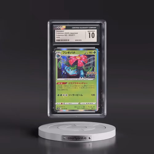 2022 Pokémon GO #003/071 Venusaur - Holo (CGC 10 GEM MINT)