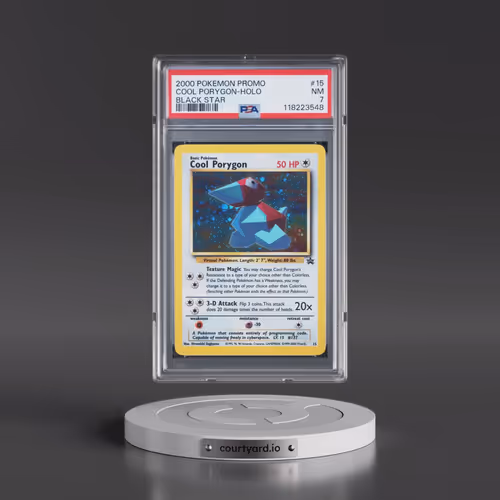 2000 Pokémon Promo Black Star #15 Cool Porygon - Holo (PSA 7 NM)